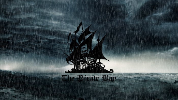 The Pirate Bay ship in a storm