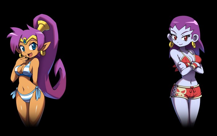 Shantae and Risky Boots from Shantae and the Pirate's Curse