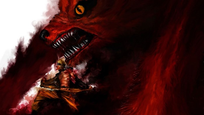 Naruto Uzumaki and Nine-Tails Fox