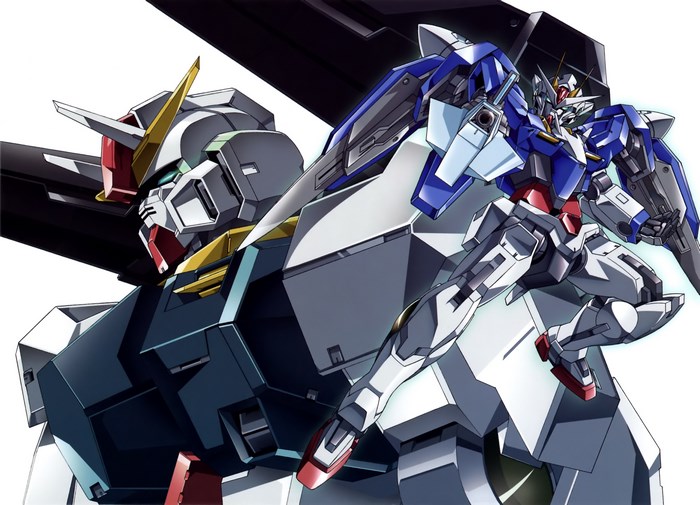 Gundam 00: Gundam Exia and Gundam Virtue