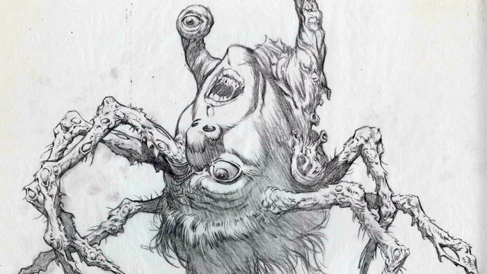 The Thing creature sketch