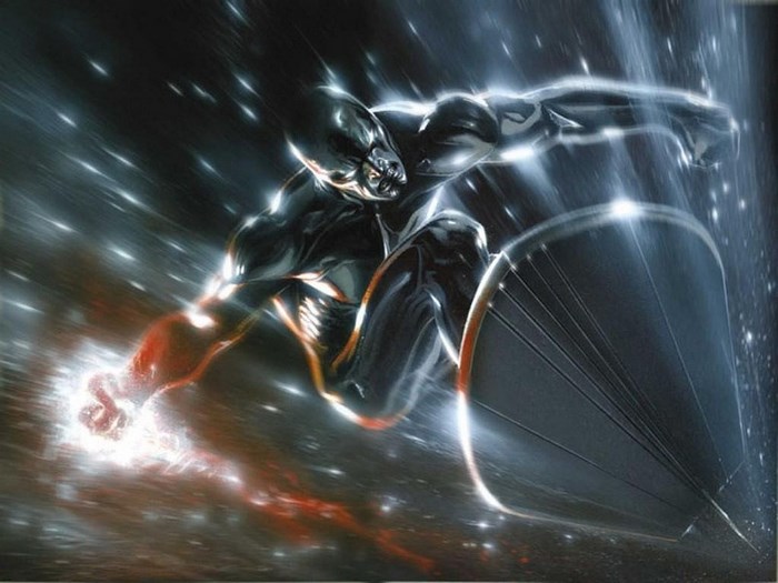 Silver Surfer in space