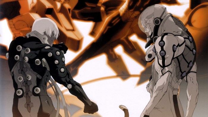 Two characters from Zone of the Enders: The 2nd Runner