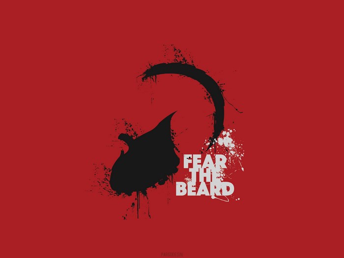 James Harden "Fear The Beard" graphic