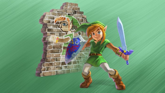 Link from The Legend of Zelda: A Link Between Worlds