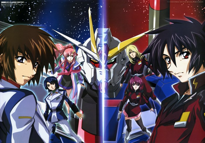 Mobile Suit Gundam SEED Destiny characters and mecha