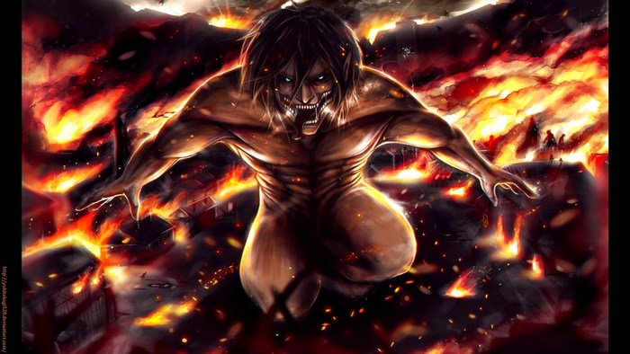 Attack on Titan Eren Yeager in Titan Form