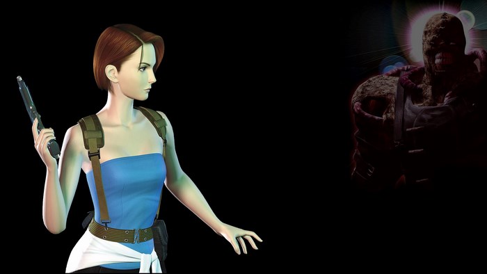 Jill Valentine and Nemesis from Resident Evil 3