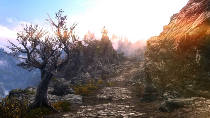 The Elder Scrolls V Skyrim landscape