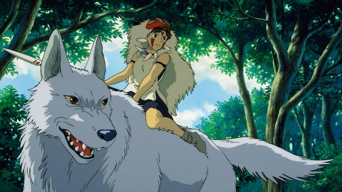San and Moro from Princess Mononoke