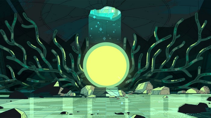 Steven Universe portal in a cave
