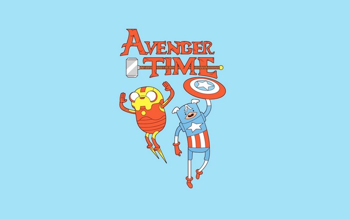 Adventure Time Avenger Time crossover