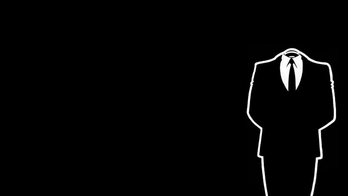Anonymous suit silhouette