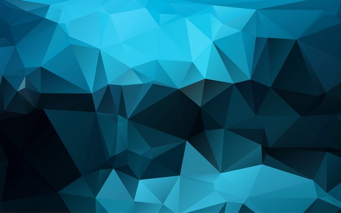 Geometric low poly abstract blue background