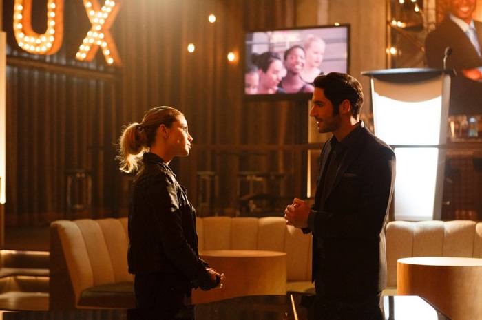 Lucifer and Chloe in Lux