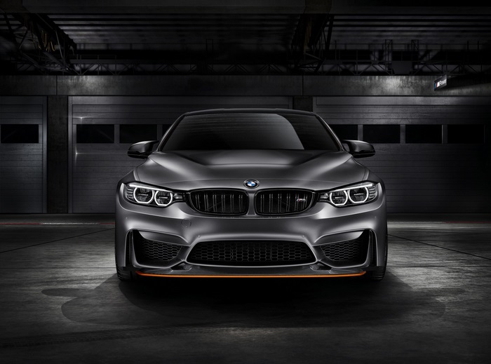 BMW M4 GTS in a garage