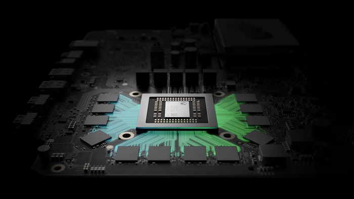 Close-up of a computer processor on a circuit board