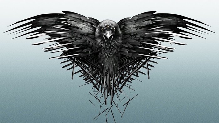 Game of Thrones Raven with Swords 4K