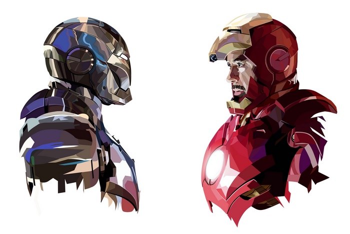 Iron Man and War Machine 4K