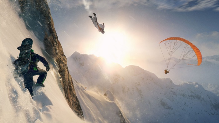 Extreme Sports: Snowboarding, Wingsuit Flying, and Paragliding