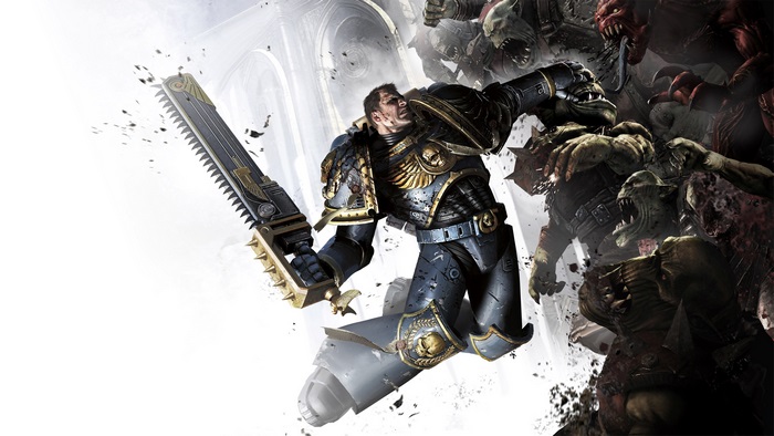 Space Marine from Warhammer 40,000: Dawn of War III 4K