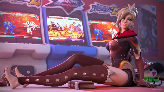 Mercy from Overwatch in 4K