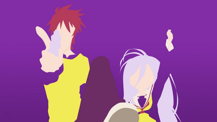Sora and Shiro from No Game No Life