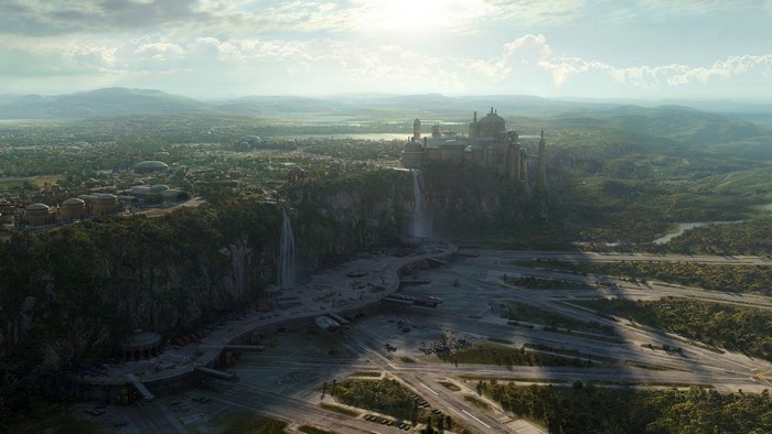 Theed Palace from Star Wars on Naboo