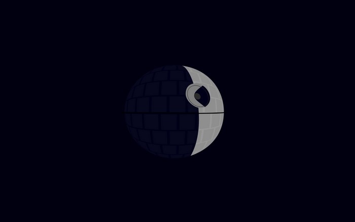 Minimalist Death Star from Star Wars