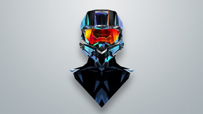 Master Chief helmet by Justin Maller