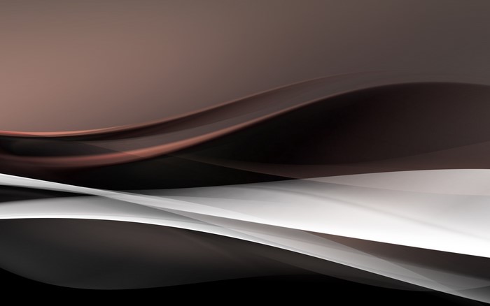 Smooth Abstract Brown and White Waves