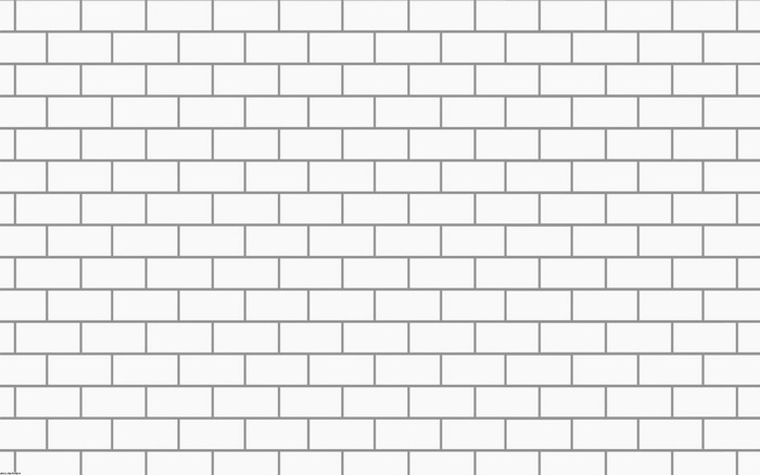 White brick wall pattern