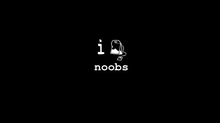 I love noobs tea bag
