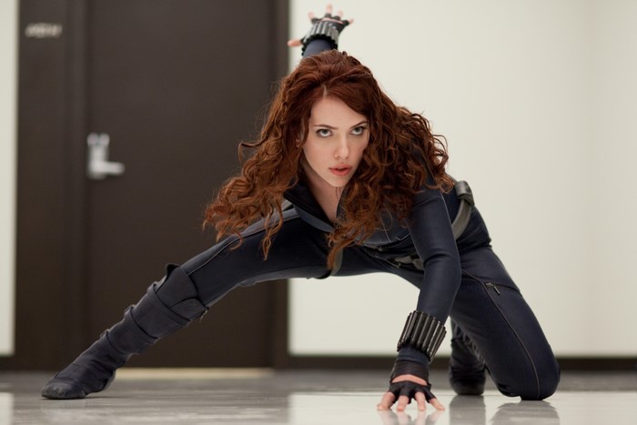 Black Widow in Action Pose