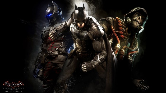 Batman, Arkham Knight, Scarecrow from DC Comics