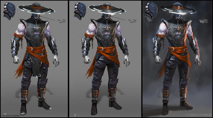 Kung Lao from Mortal Kombat X concept art