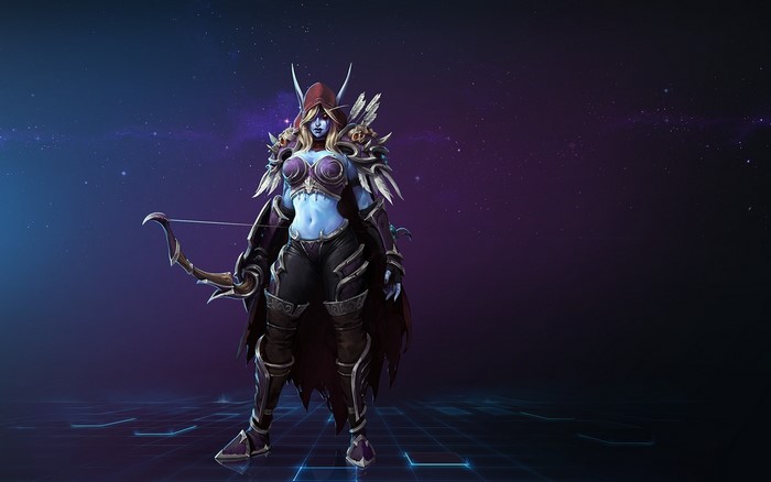 Sylvanas Windrunner from Warcraft in Heroes of the Storm