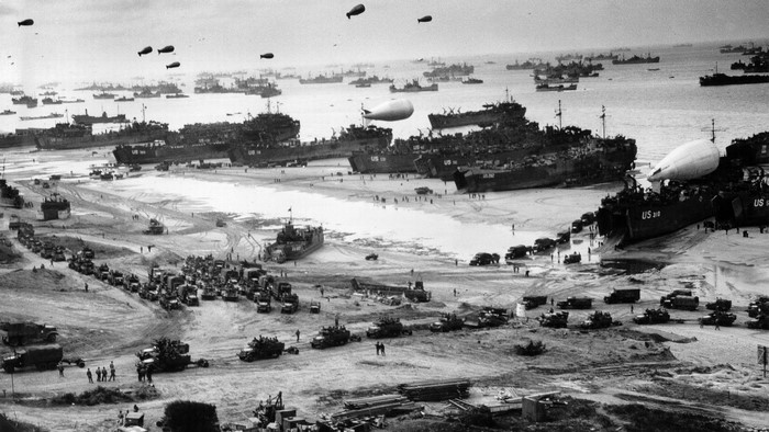World War II Normandy Beach Military Landing