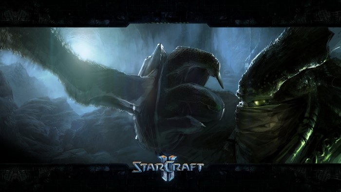 StarCraft II Zeratul and Kerrigan in a cave