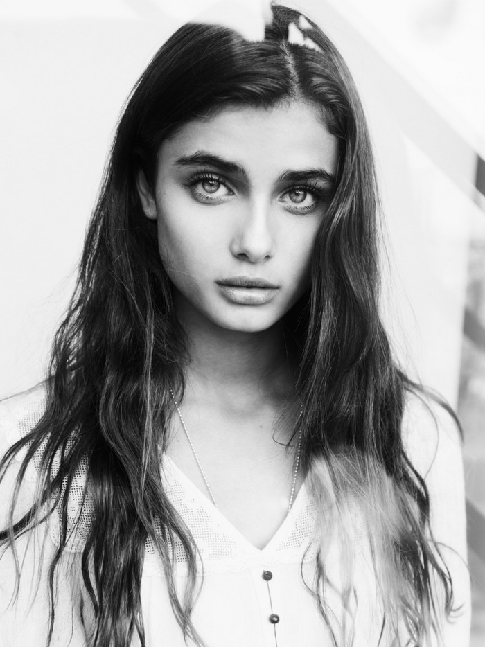 Taylor Hill monochrome portrait