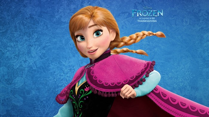 Anna from Disney's Frozen movie