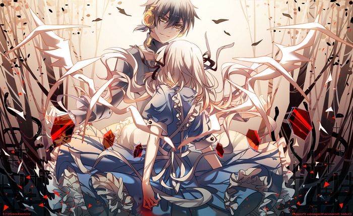 Kozakura Mary and Konoha from Kagerou Project