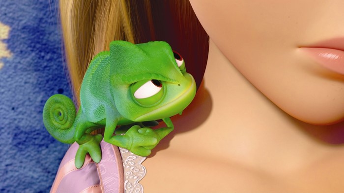 Pascal the chameleon from Tangled