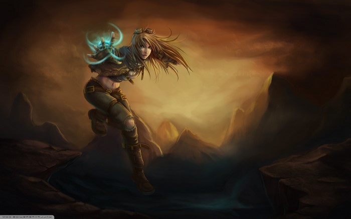 Genderbent Ezreal from League of Legends
