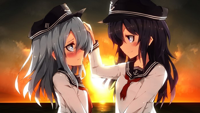 Hibiki and Akatsuki from Kantai Collection
