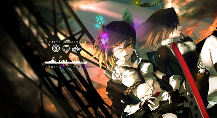 Tenryuu and Tatsuta from Kantai Collection
