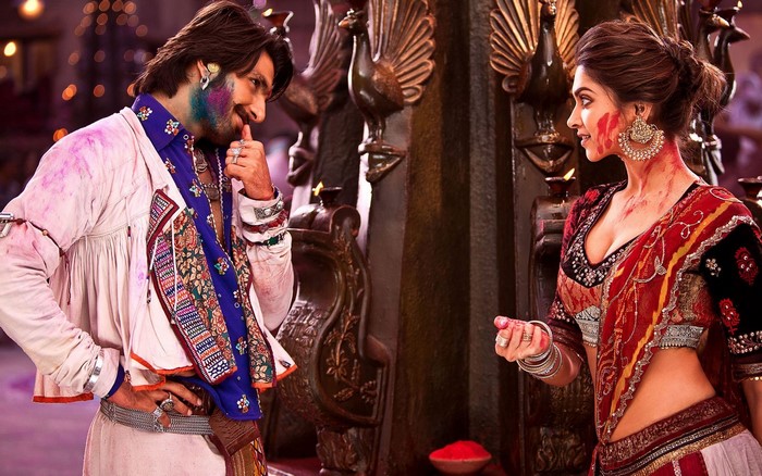 Deepika Padukone and Ranveer Singh in Ram Leela
