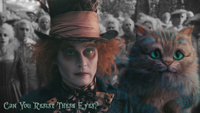 Mad Hatter and Cheshire Cat from Alice in Wonderland