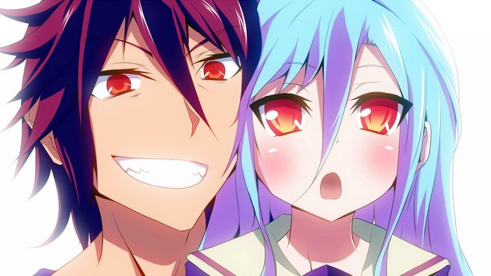 Sora and Shiro from No Game No Life