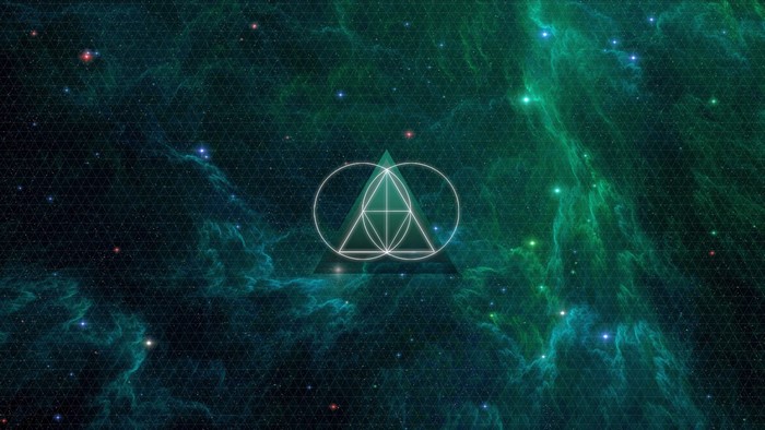 Geometric shapes in a nebula